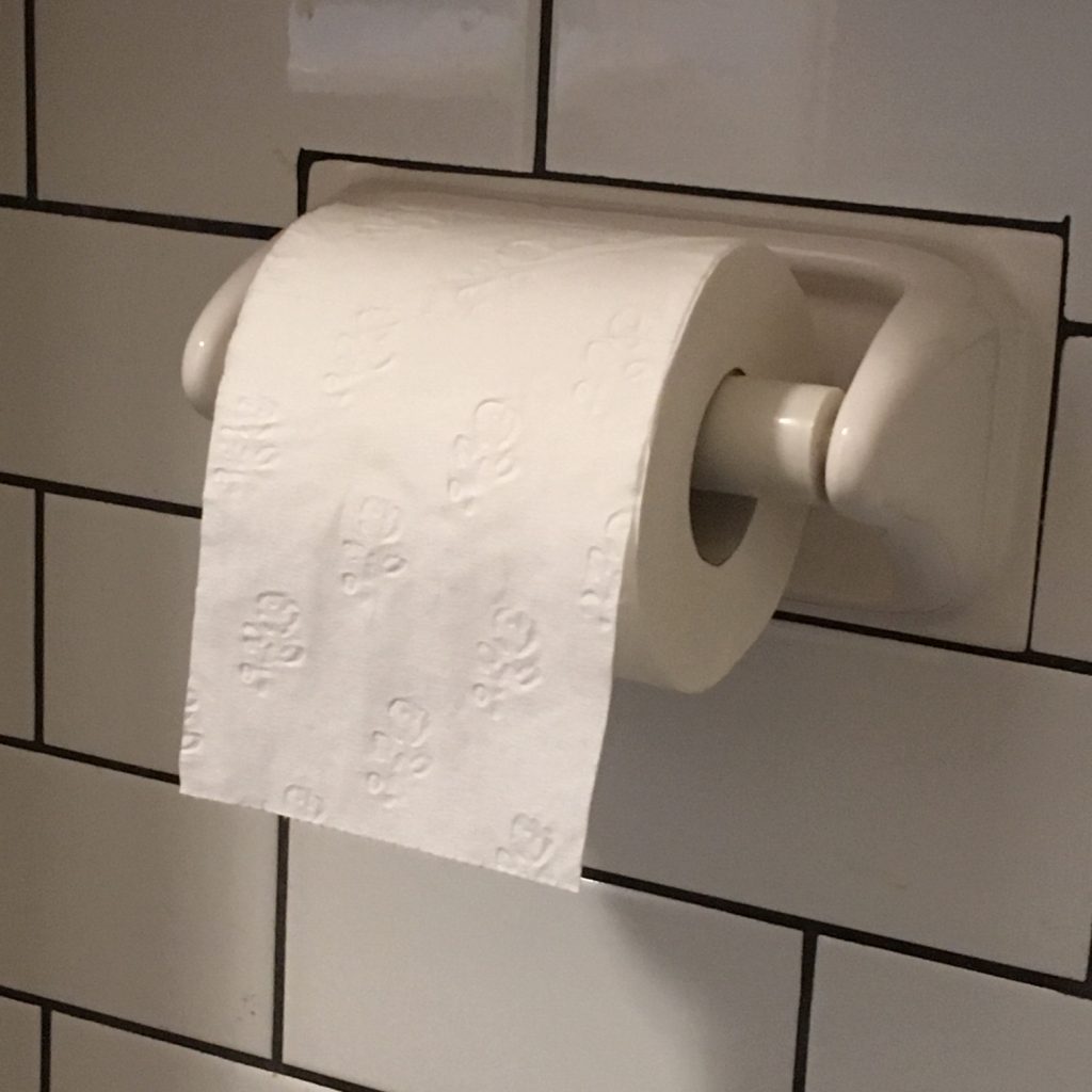Toilet roll right way