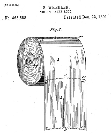 Toilet roll patent