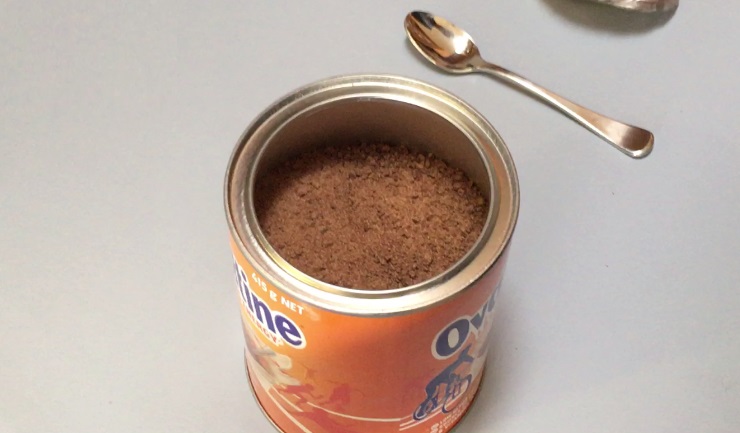 How to open a powdered drink tin